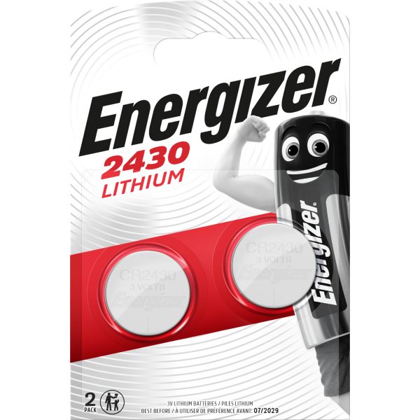 Energizer Lithium Knappcellsbatteri CR2430 3 V 2-pack