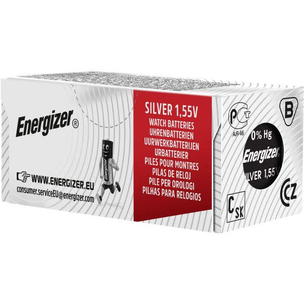 Energizer Silveroxid Knappcellsbatteri 386/301 1,55 V 10-pack