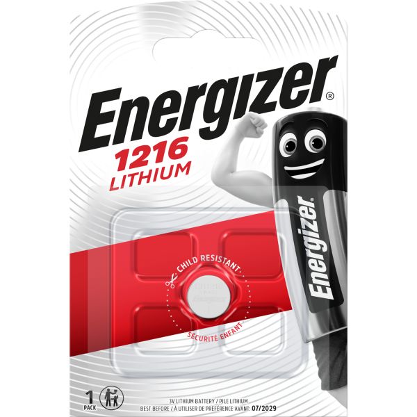 Energizer Lithium Knappcellsbatteri CR1216 3 V