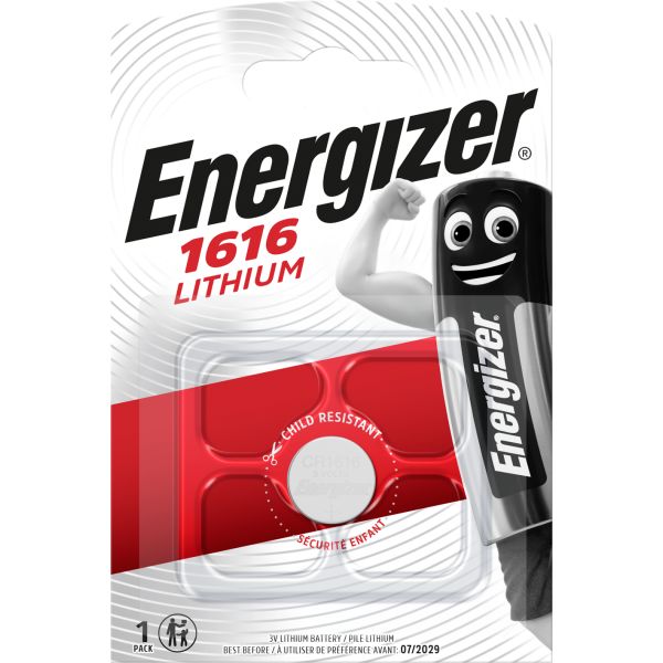 Energizer Lithium Knappcellsbatteri CR1616 3 V