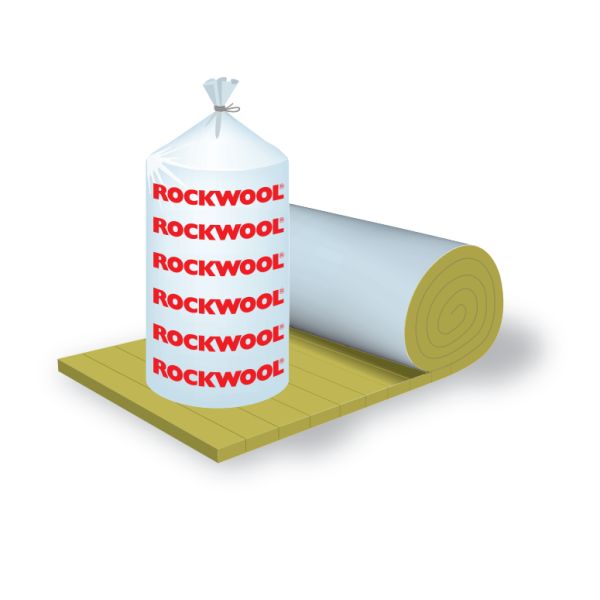 ROCKWOOL 175578 Lamellmatta med armerad aluminiumfolie 100x250x8 cm