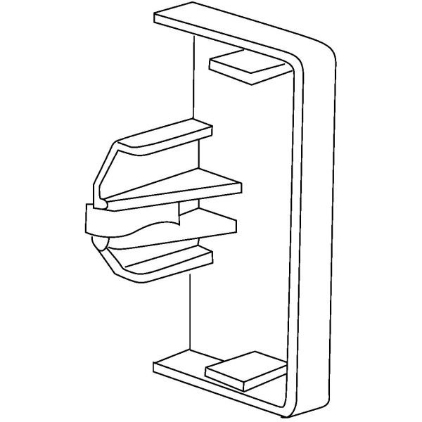 Schneider Electric 5401311 Ändstycke 90° halogenfri 10 x 20 mm