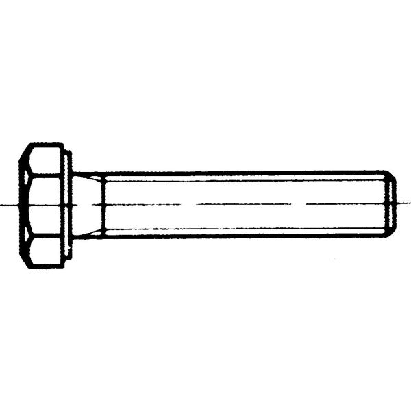 Schäfer & Peters 09334801440 Sexkantsskruv M14 DIN 933 M6S A4/80 50-pack M14 x 40 mm