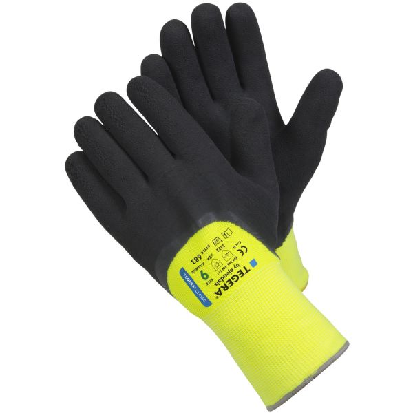 Tegera 683A Vinterhandske polyester nitril akryl 9