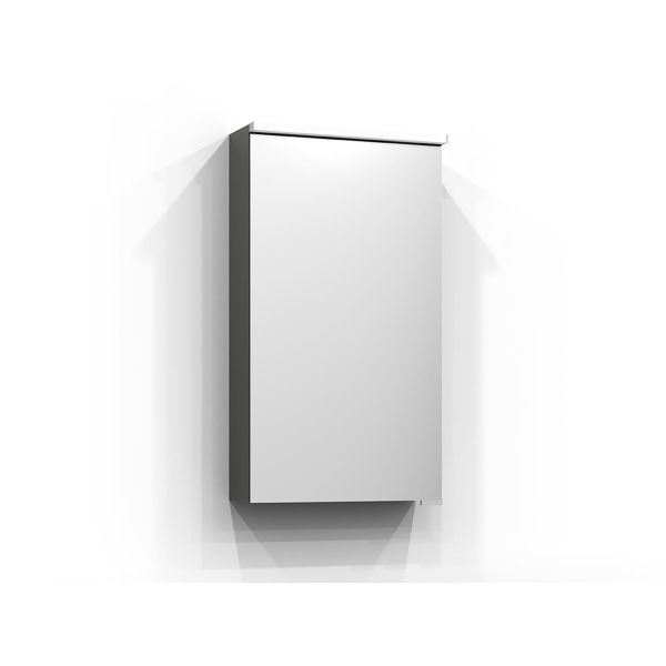 Svedbergs Sarek 227040 Spegelskåp grått 1 dörr 41 cm