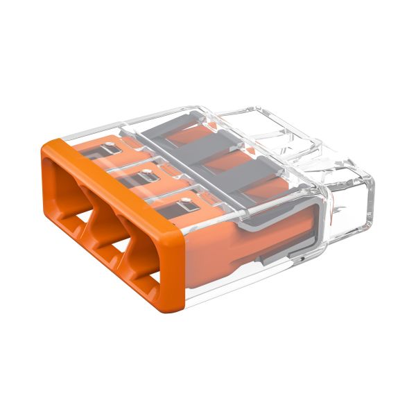 Wago 2773-403 Toppklämma 450 V 3-polig orange 100-pack