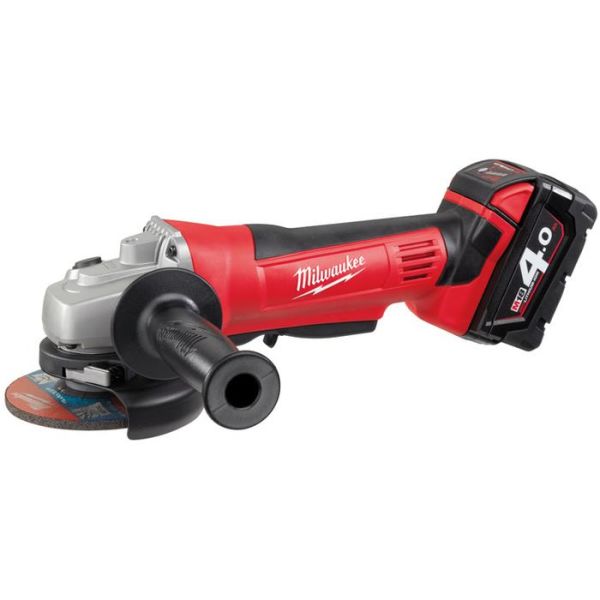 Milwaukee HD18 AG-125-402C Vinkelslip Ø125 mm med batteri och laddare