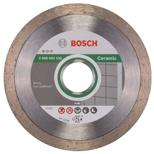 Bosch Standard for Ceramic Diamantkapskiva 125×22,23mm 10-pack
