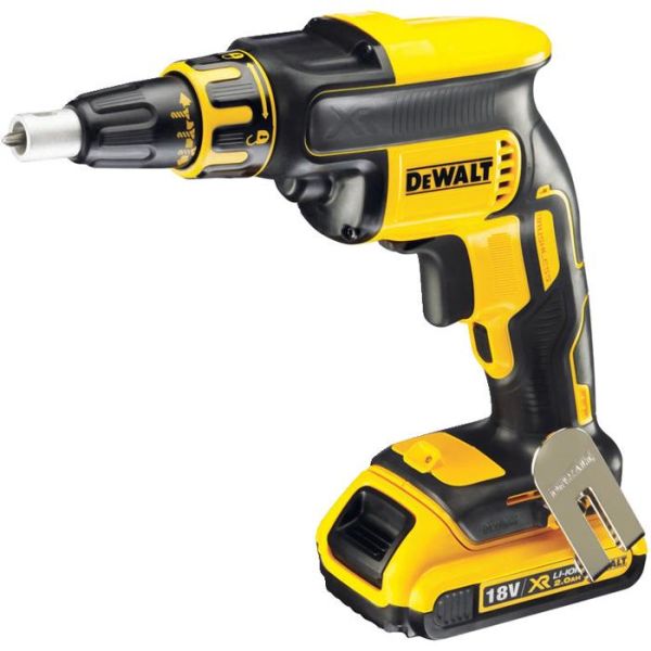 Dewalt DCF620D2 Gipsskruvdragare utan skruvmagasin med batteri och laddare