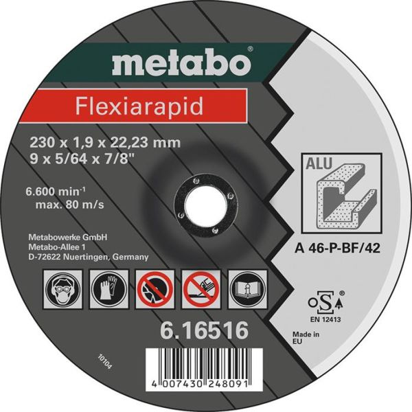 Metabo Flexiarapid Kapskiva för aluminium