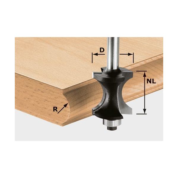 Festool HW S8 D30/28 Halvstavsfräs 8mm spindel