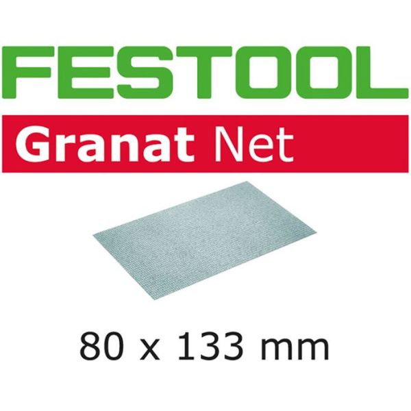 Festool STF 80x133mm GR NET Nätslippapper 80x133mm 50-pack P180