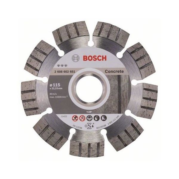 Bosch Best for Concrete Diamantkapskiva 115×22,23mm