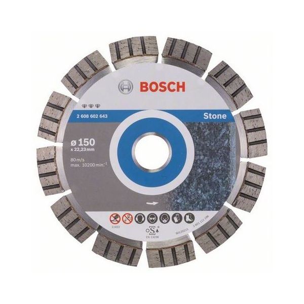 Bosch Best for Stone Diamantkapskiva 150×22,23mm