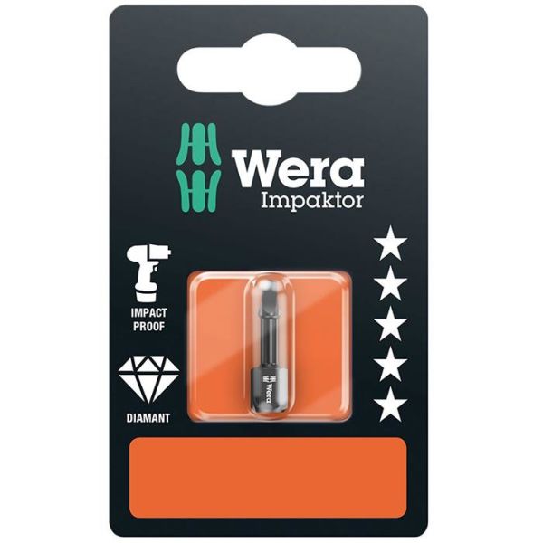 Wera Impaktor 073931 Bits fyrkant