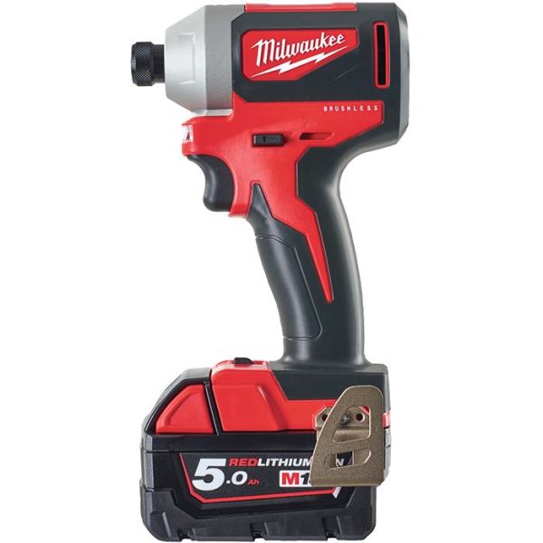 Milwaukee M18 BLID2-502X Slagskruvdragare med batteri och laddare