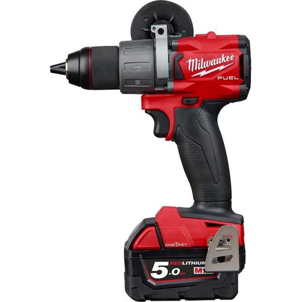 Milwaukee M18 ONEPD2-502X Slagborrmaskin med batteri och laddare