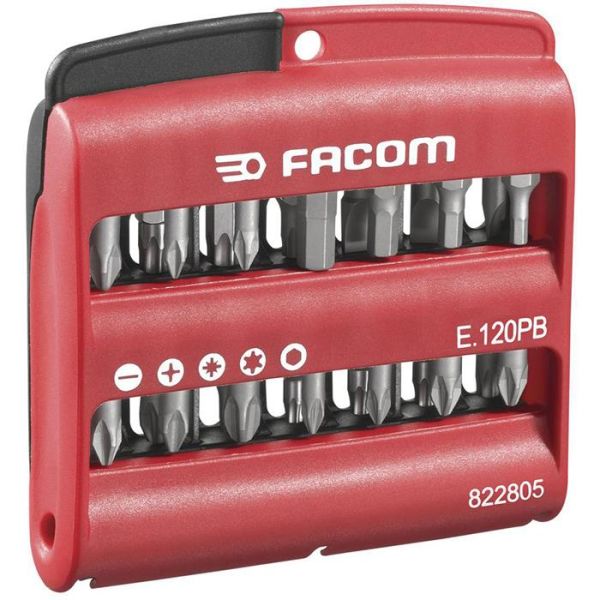 Facom E.120PB Bitssats i etui 28 st High Performence