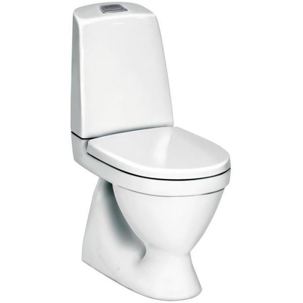 Gustavsberg Nautic 1500 Toalettstol vit med S-lås