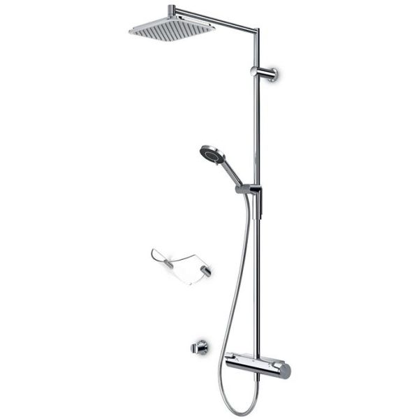 Oras Optima Rain Shower 7156 Takduschpaket med takduschset och blandare 160 c/c