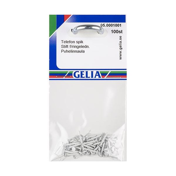 Gelia 050001001 Spik till EKUA 100-pack