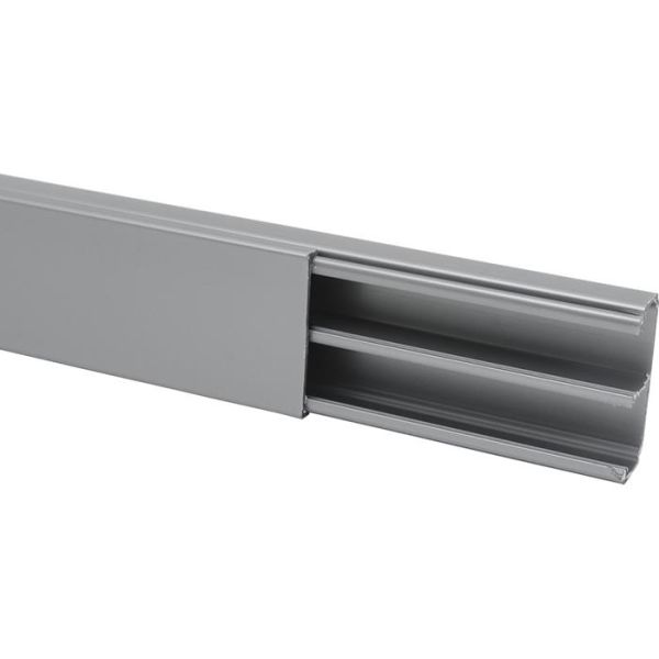 Plasfix 3603-7G Kabelkanal skruvfastsättning med lock 2 m 35 x 16 mm aluminium