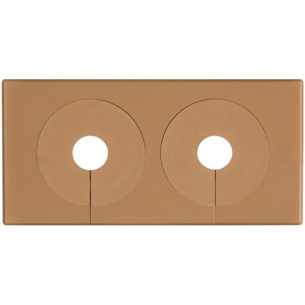 Faluplast 51489 Vulkbricka delbar dubbel 12-22 mm Brun