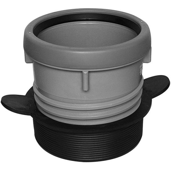 Faluplast Faluexpand Gumminippel svart/grå 123 x 110 mm
