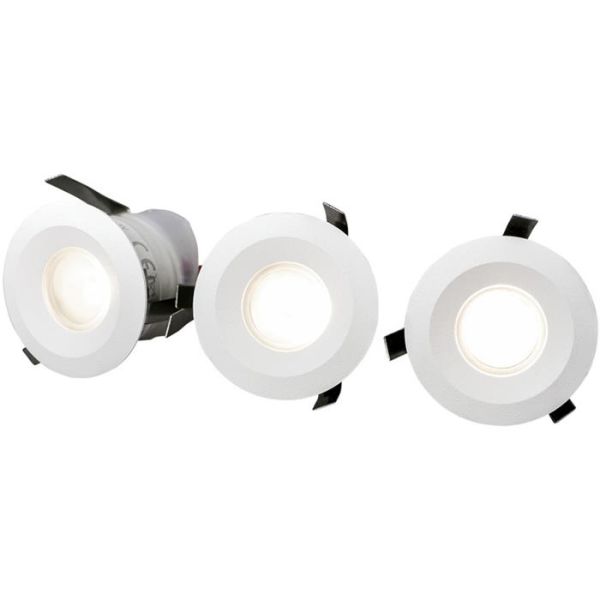 Hide-a-Lite Core Smart Outdoor Downlight vit 3000 K 3-pack