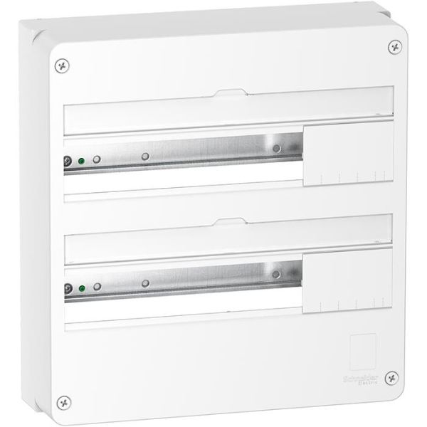 Schneider Electric Resi9 CX Normkapsling utvändig 2 x 18 moduler