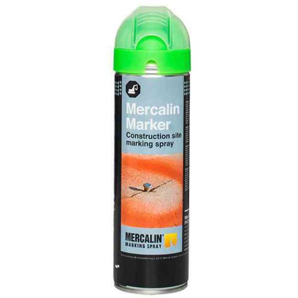 Mercalin Marker Märkfärg fluorescerande 500 ml Grön