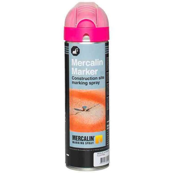 Mercalin Marker Märkfärg fluorescerande 500 ml Cerise