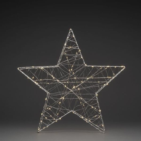 Konstsmide 1793-333 Julstjärna metall 60 cm