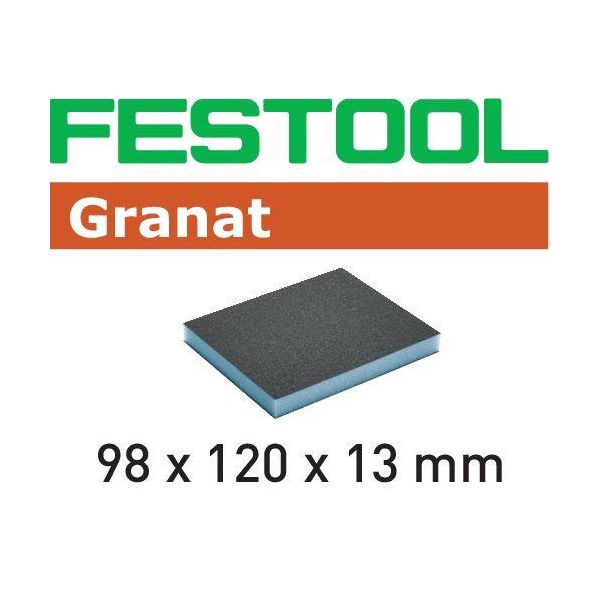 Festool GR Slipsvamp 98x120x13mm 6-pack 60