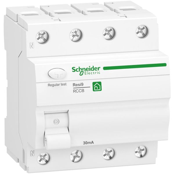 Schneider Electric Resi9 RCCB Jordfelsbrytare klass F 30mA 4-polig 40A