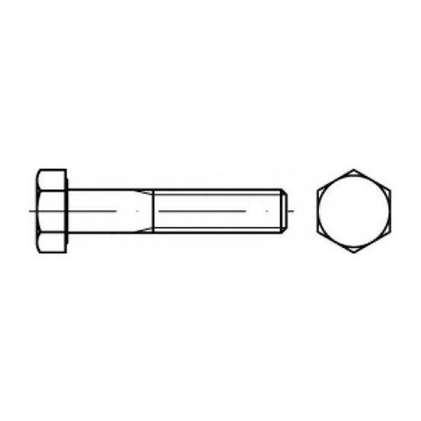 REYHER 009318100040045 Sexkantsskruv FZB ISO 4014 4 x 45 mm 500-pack