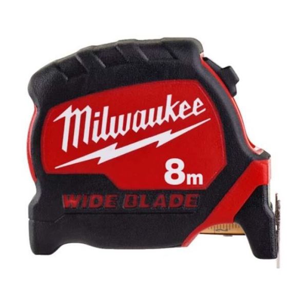 Milwaukee Premium Wide Blade Måttband 33 mm bladbredd 8 m