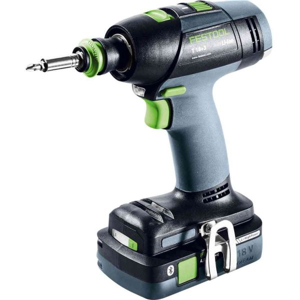 Festool T 18+3 HPC 4,0 I-Plus Skruvdragare med batteri och laddare