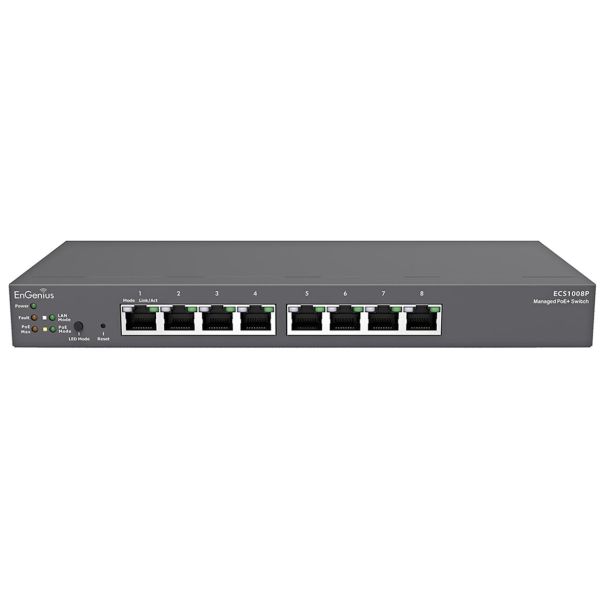 Televes EnGenius ECS1008P Switch 8 portar