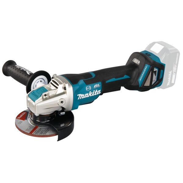 Makita DGA519Z Vinkelslip utan batteri och laddare