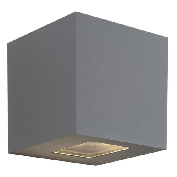 Hide-a-Lite Cube XL I Väggarmatur 3000K 925 lm 80° 12,5W IP65 Grå