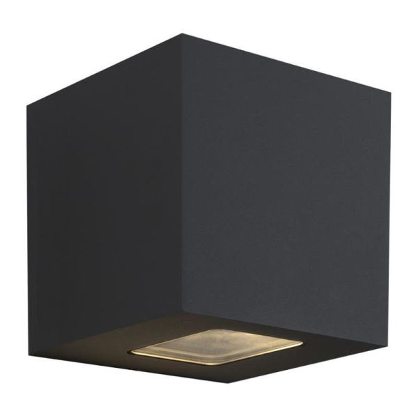 Hide-a-Lite Cube XL I Väggarmatur 3000K 925 lm 80° 12,5W IP65 Antracit