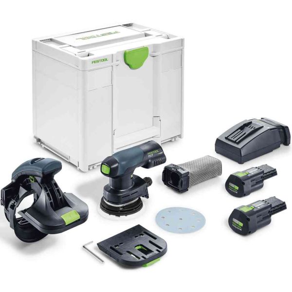 Festool ES-ETSC 125 3,1 I-Plus Excenterslip med batteri och laddare