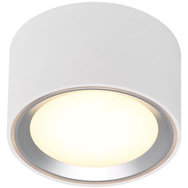 Nordlux FALLON 47540132 Spotlight med LED 2700K IP20 Vit/borstat stål