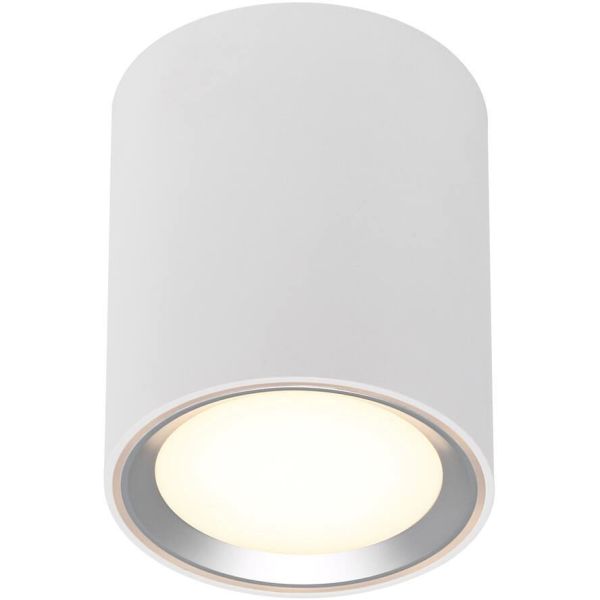 Nordlux FALLON 47550132 Spotlight med LED,2700K IP20 Vit/borstat stål