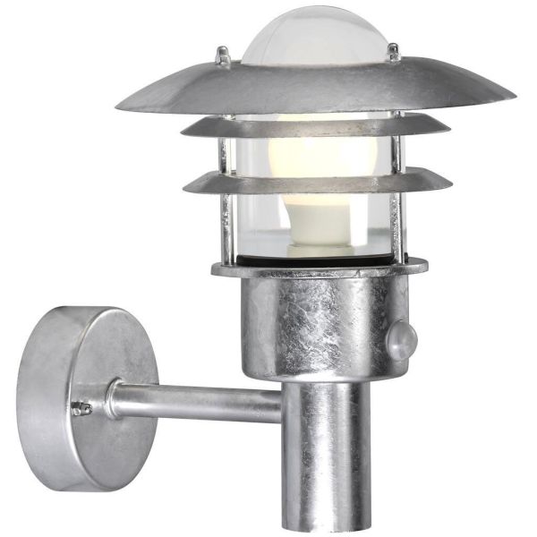 Nordlux LONSTRUP 71432031 Väggarmatur E27 IP44 med sensor