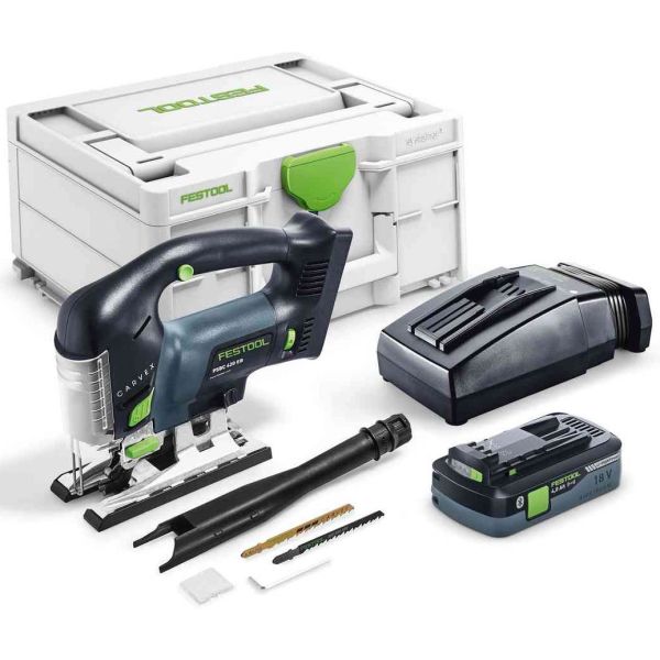 Festool PSBC 420 HPC 4,0 EBI-Plus CARVEX Sticksåg med batteri och laddare