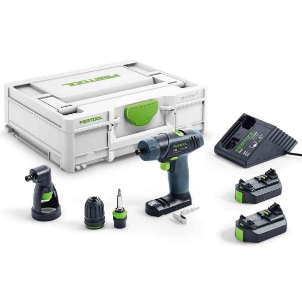 Festool TXS 2,6-Set Skruvdragare med batteri och laddare