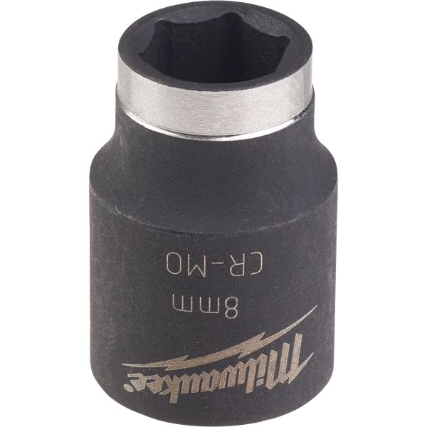 Milwaukee Shockwave Impact Duty Krafthylsa 3/8″-fäste kort 8 mm