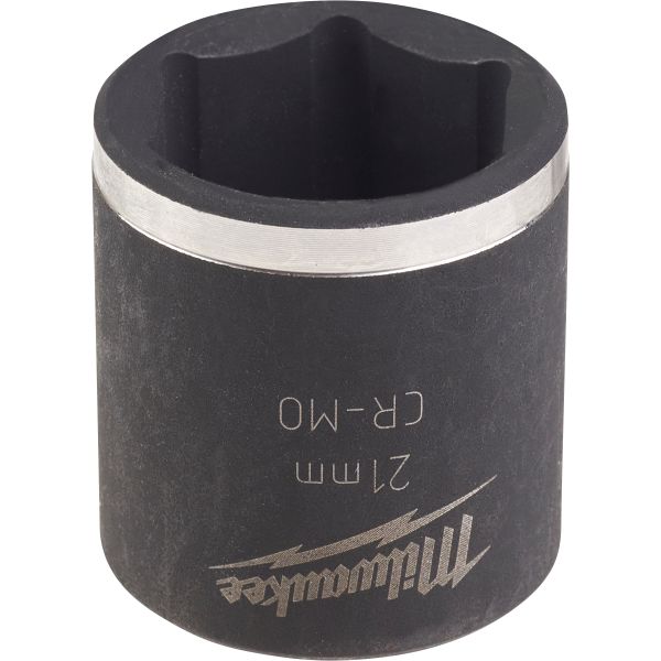 Milwaukee Shockwave Impact Duty Krafthylsa 3/8″-fäste kort 21 mm